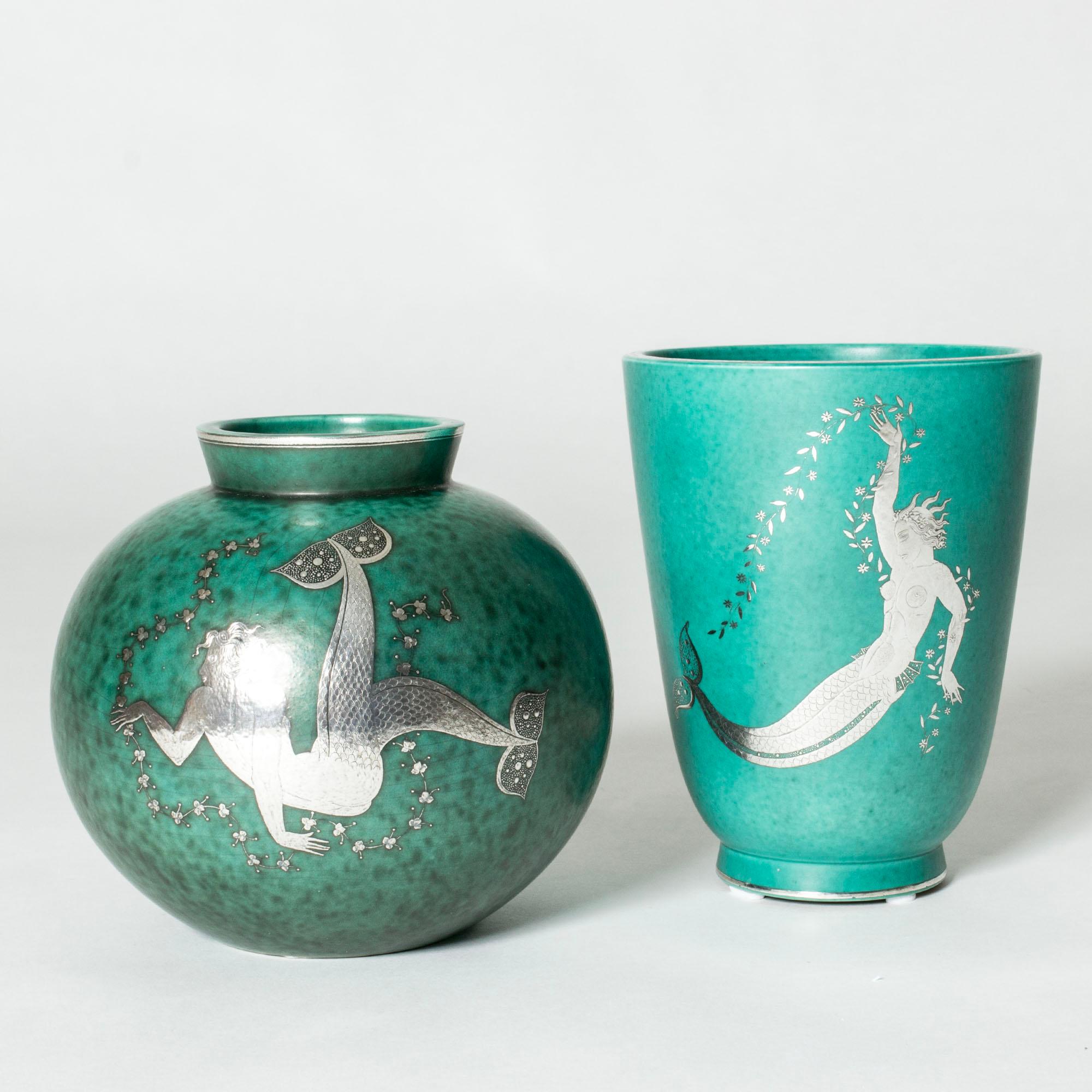 Metà XX secolo Vaso di metà secolo in gres 