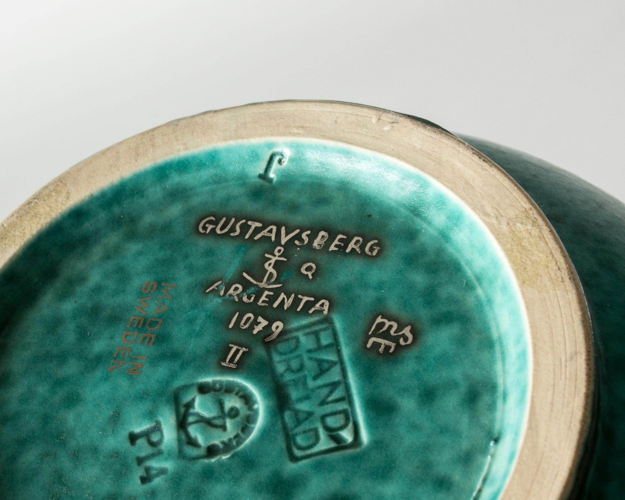 Metà XX secolo Vaso di metà secolo in gres 