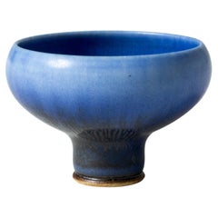 Midcentury Stoneware Bowl by Berndt Friberg, Gustavsberg, Sweden, 1950s