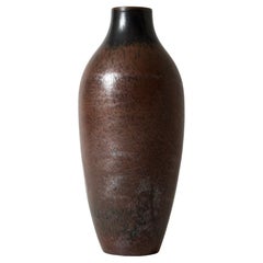 Vase de sol en grès du milieu du siècle par Carl-Harry Stålhane, Rörstrand, Suède, années 1950