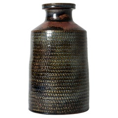 Mid-Century Stoneware Floor Vase by Stig Lindberg, Gustavsberg, Sweden, 1960s