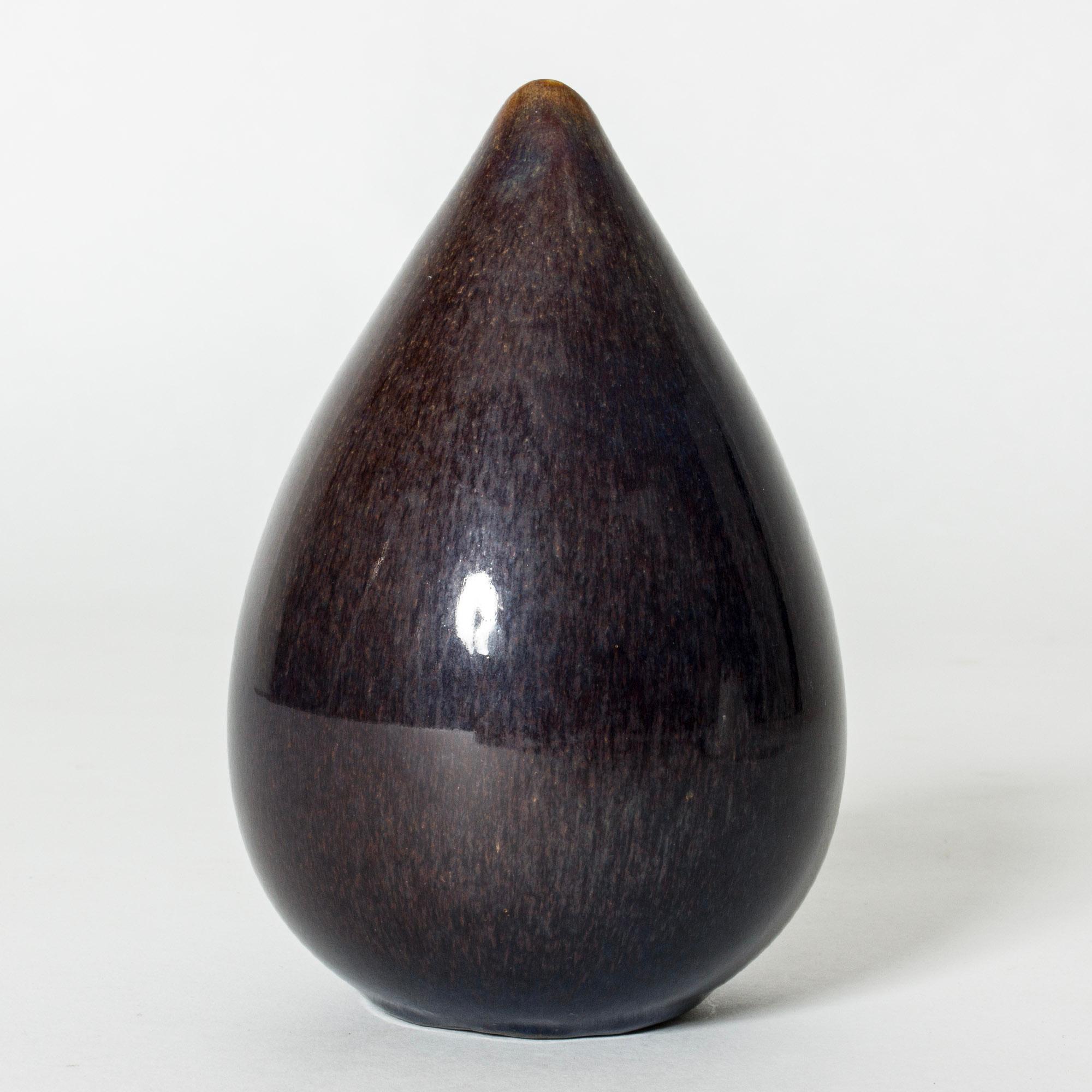 Scandinavo moderno Vaso in gres di metà secolo 