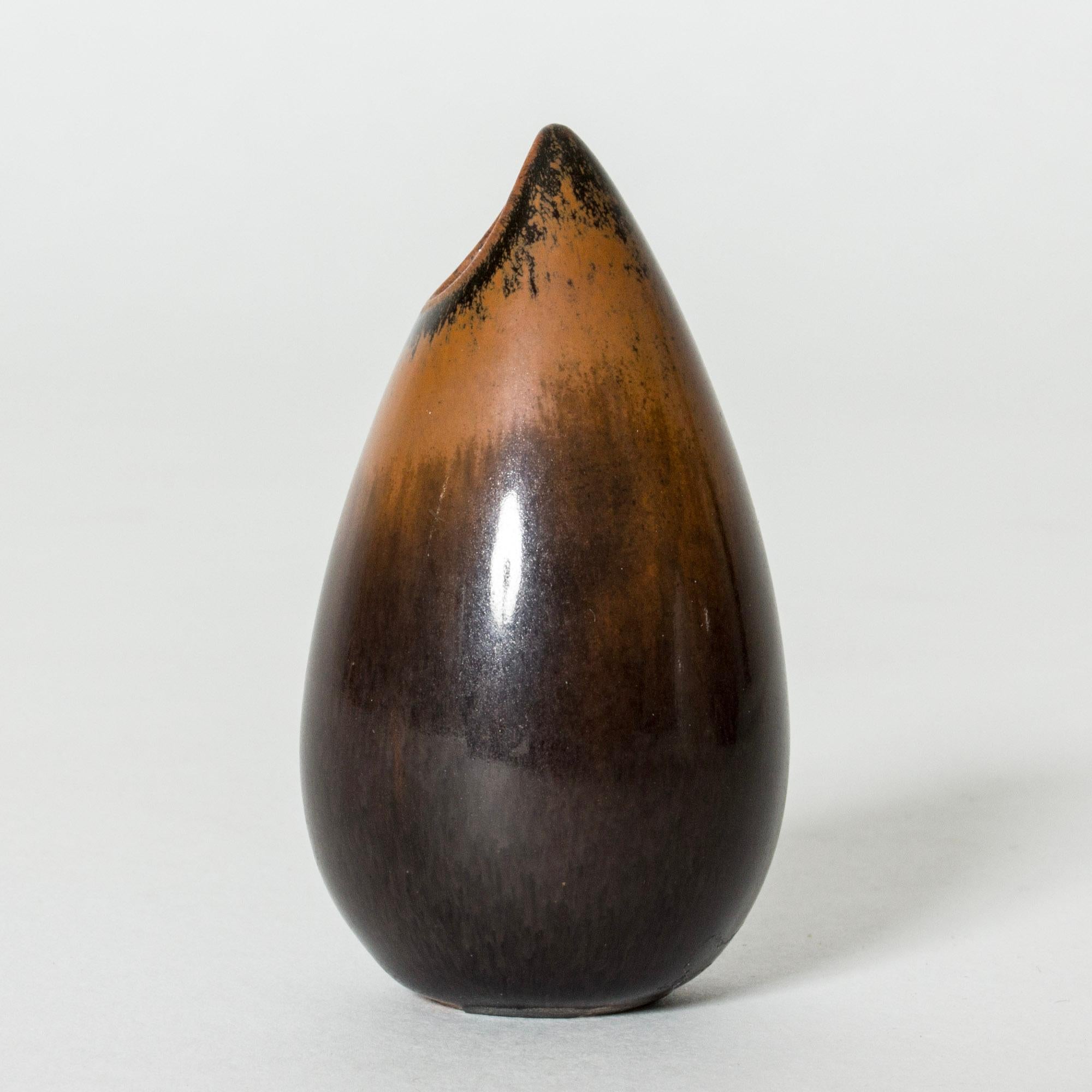 Scandinavo moderno Vaso in gres di metà secolo 