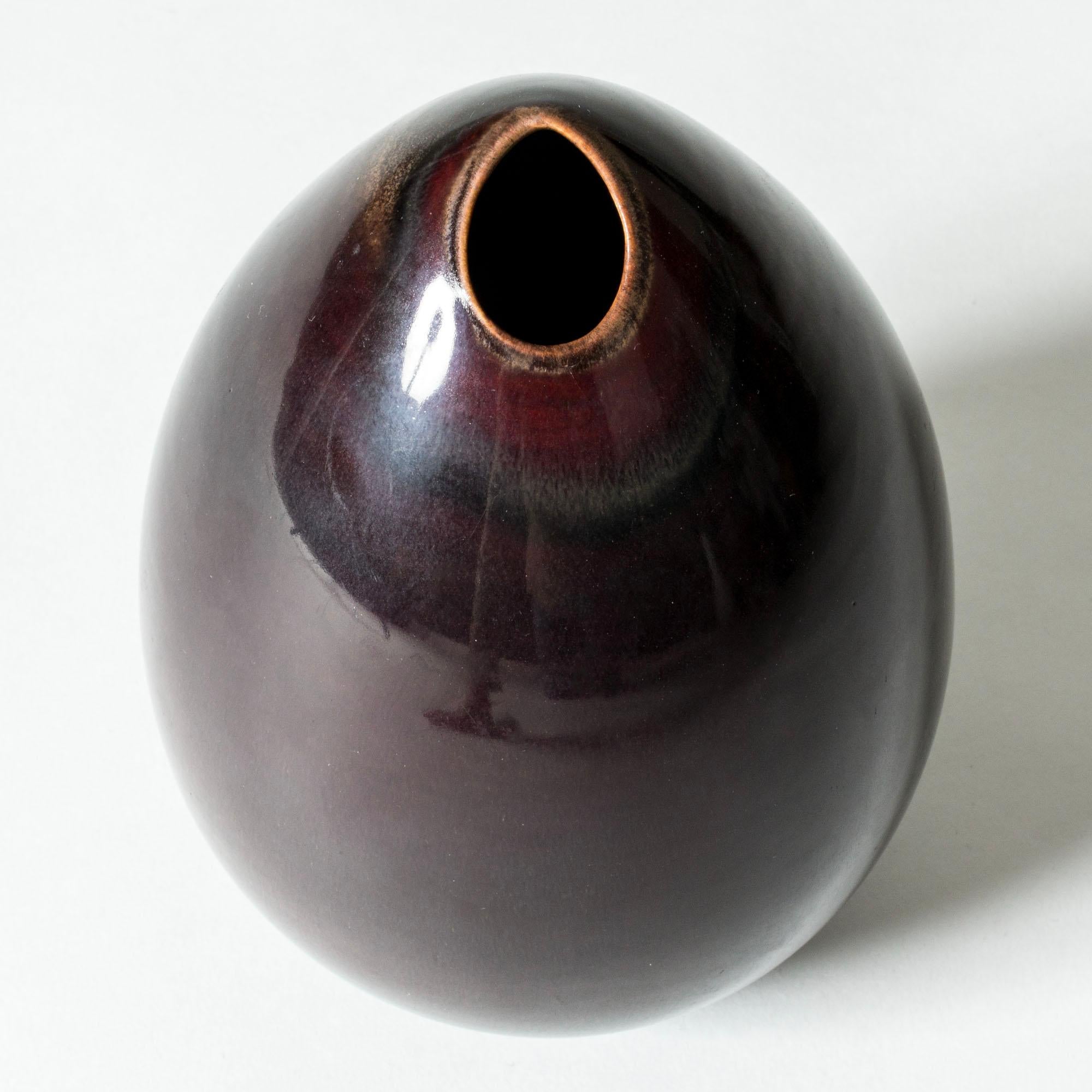 Svedese Vaso in gres di metà secolo 