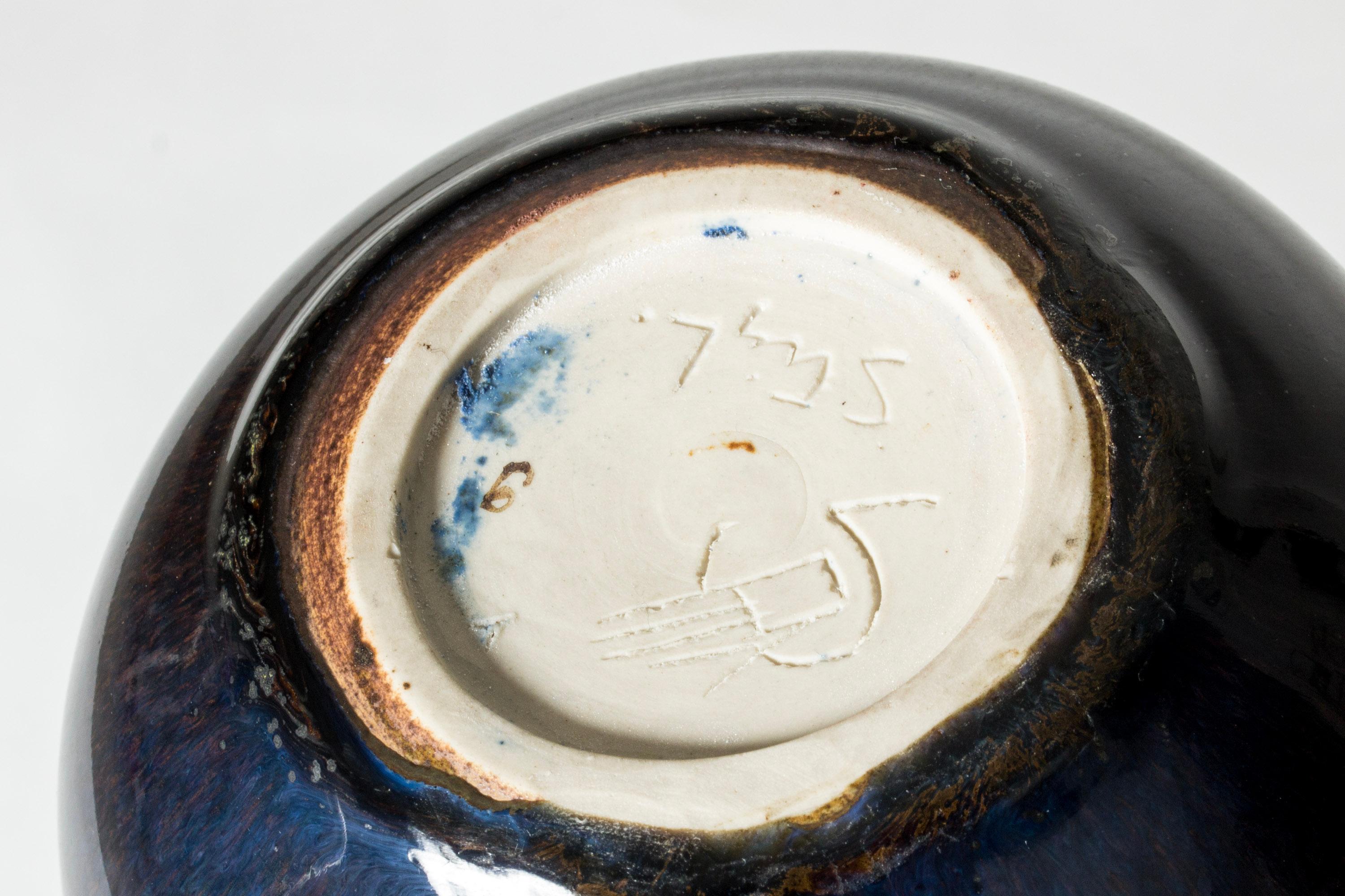 Metà XX secolo Vaso in gres di metà secolo 