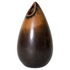 Midcentury Stoneware "Gnurgla" Vase by Stig Lindberg, Gustavsberg, Sweden, 1950s
