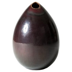 Vaso in gres di metà secolo "Gnurgla" di Stig Lindberg, Gustavsberg, Svezia, anni '50