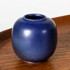 Midcentury Stoneware Miniature Vase, Berndt Friberg, Gustavsberg, Sweden 1944-47