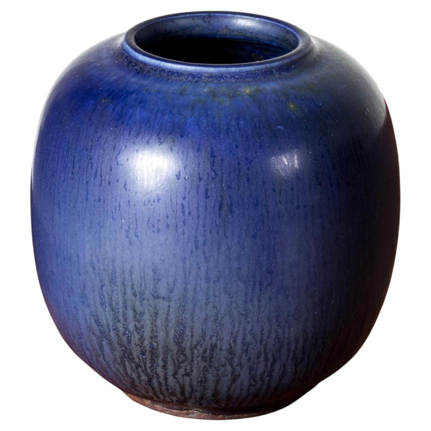 Midcentury Stoneware Miniature Vase, Berndt Friberg, Gustavsberg, Sweden 1944-47