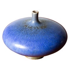 Midcentury Stoneware Miniature Vase, Berndt Friberg, Gustavsberg, Sweden, 1950s