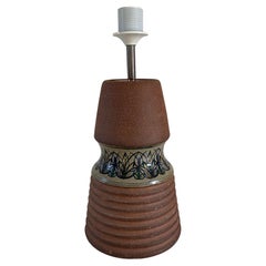 Midcentury Stoneware Table Lamp by Antonio Salvador Orodeo