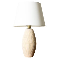 Lampada da tavolo in gres del Medioevo di Edgar Böckman, Svezia, anni '40