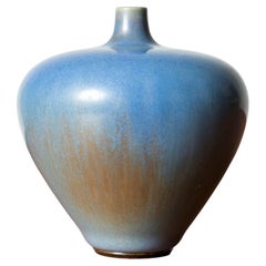 Vaso in gres di metà secolo di Berndt Friberg, studio Gustavsberg, Svezia, 1954