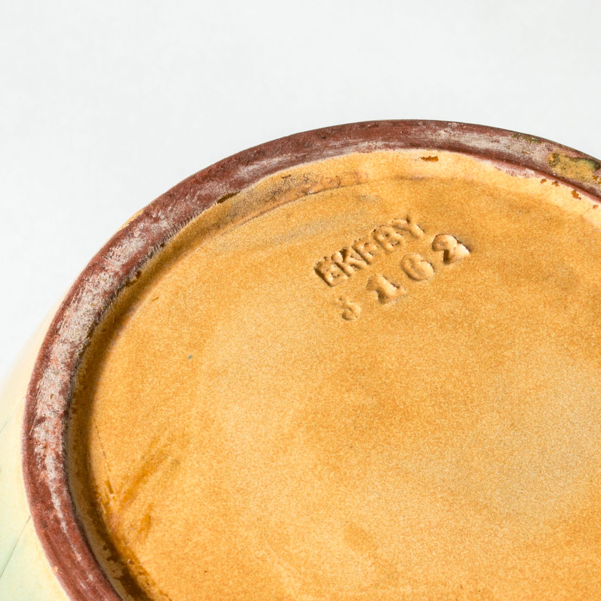 Vaso in gres della metà del secolo scorso di Anna-Lisa Thomson, Uppsala-Ekeby, Svezia, 1937 in vendita 1