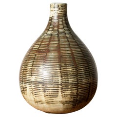 Midcentury Stoneware Vase by Axel Salto, Royal Copenhagen, Denmark, 1940s