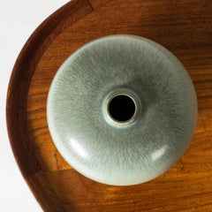 Vaso in gres della metà del secolo scorso di Berndt Friberg, Gustavsberg, Svezia, anni '1950