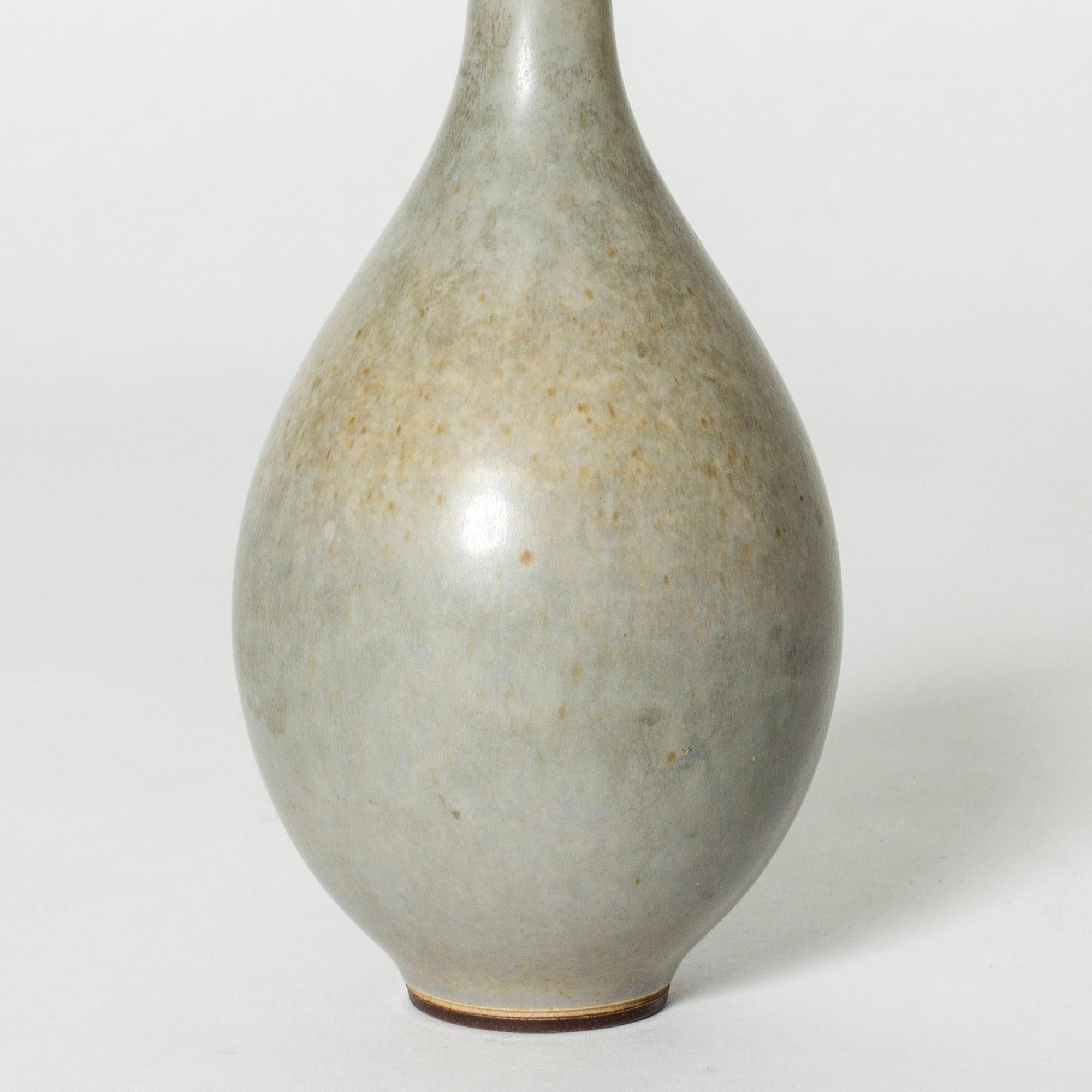 Swedish Midcentury Stoneware Vase by Berndt Friberg, Gustavsberg, Sweden, 1950s