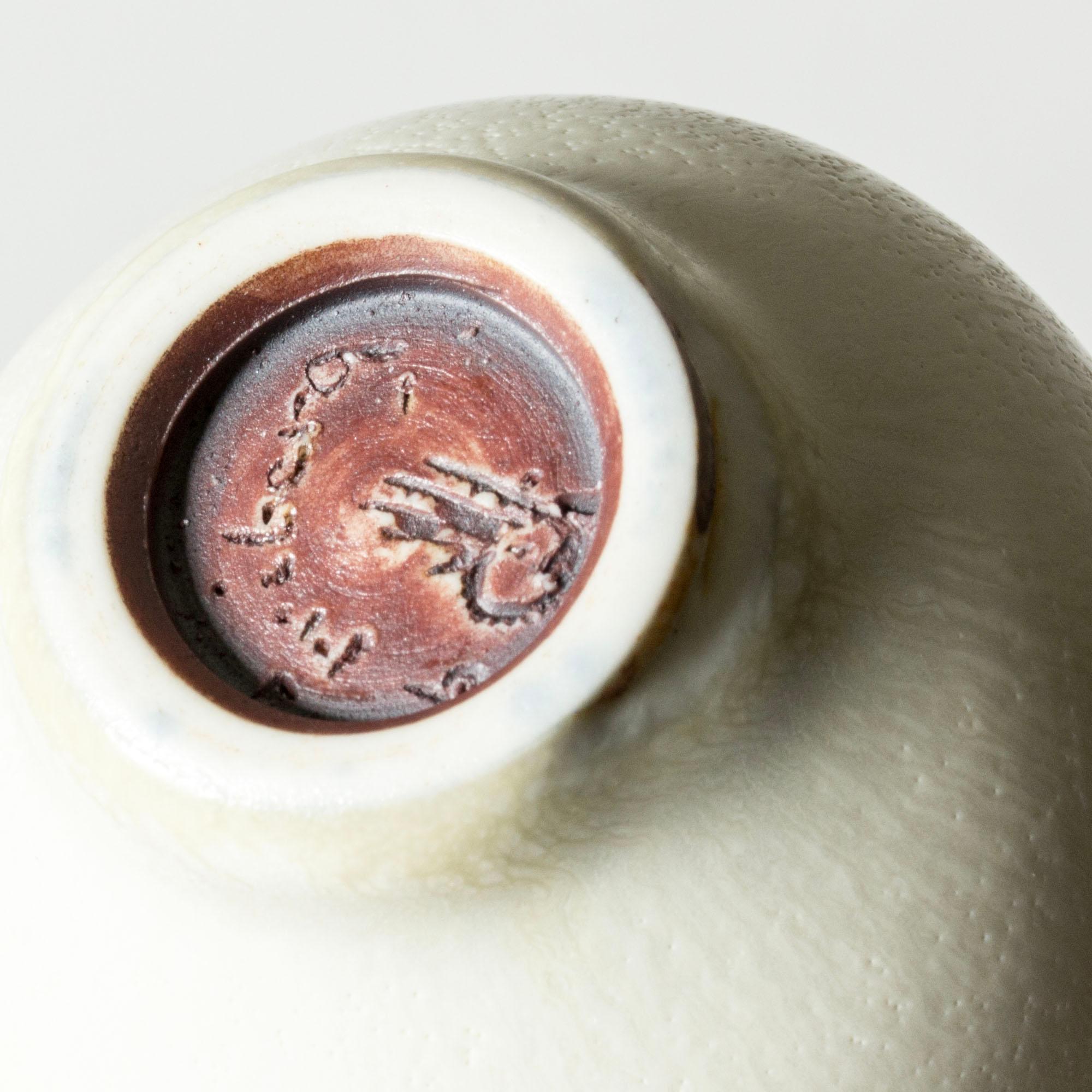 Vaso in gres della metà del secolo scorso di Berndt Friberg, Gustavsberg, Svezia, anni '1950 In condizioni buone in vendita a Stockholm, SE