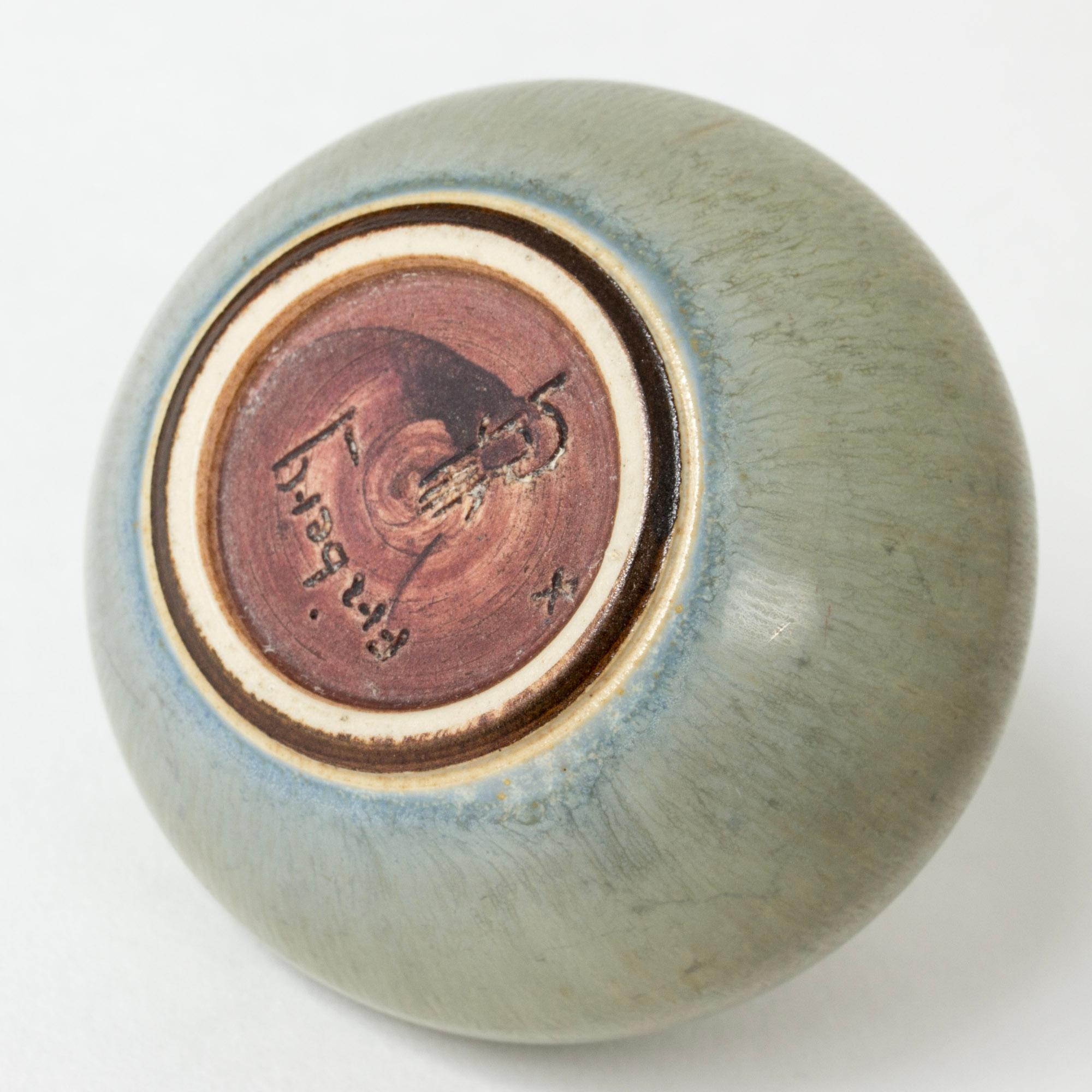 Mid-20th Century Midcentury Stoneware Vase by Berndt Friberg, Gustavsberg, Sweden, 1950s For Sale