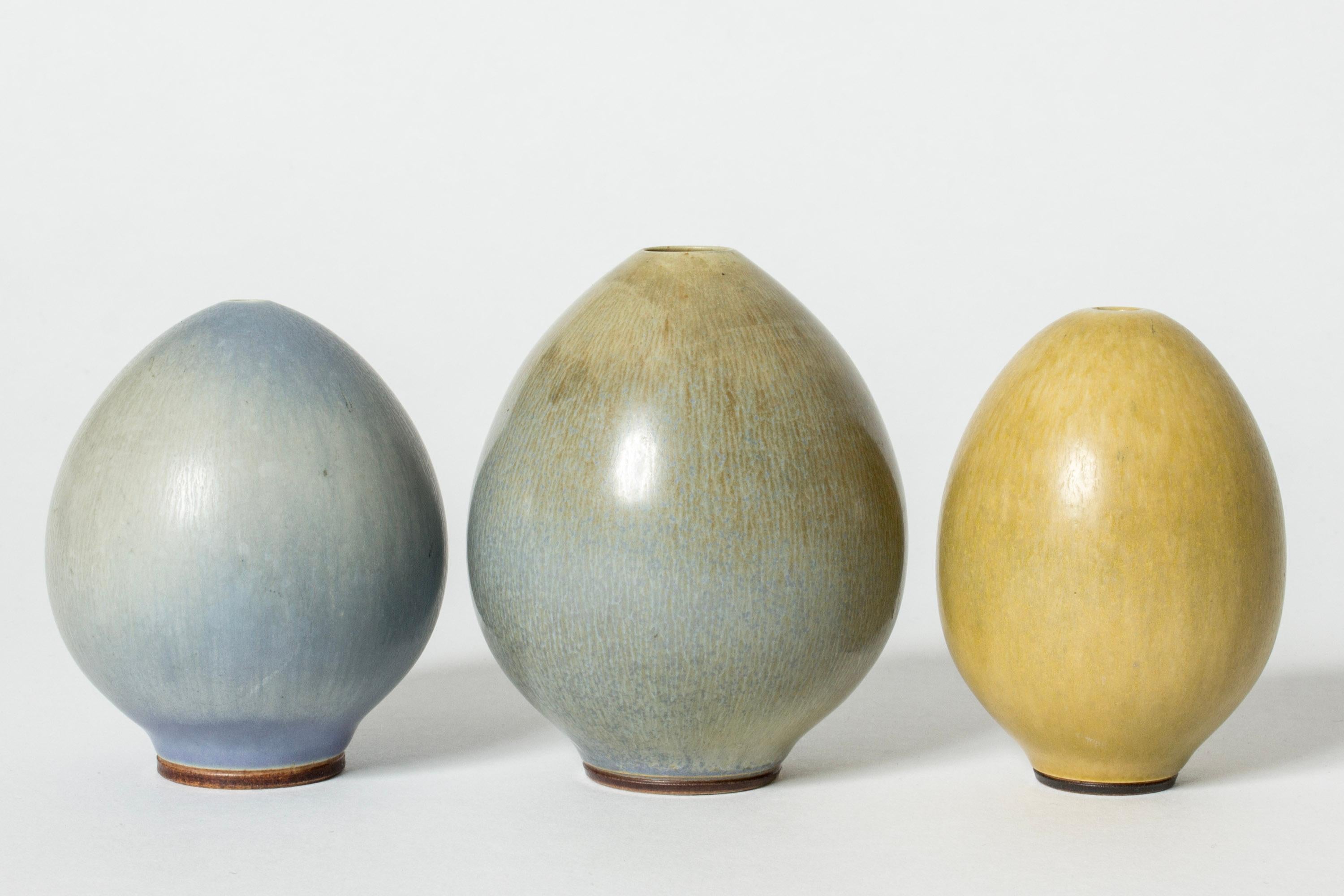 Mid-20th Century Mid-Century, Stoneware Vase by Berndt Friberg, Gustavsberg, Sweden, 1950s