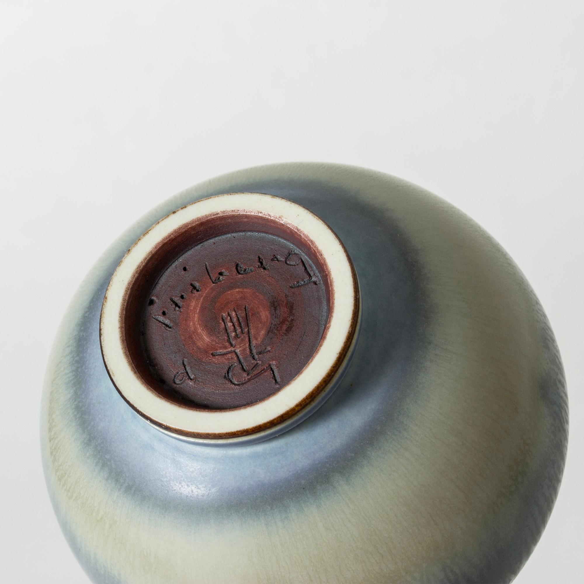 Midcentury Stoneware Vase by Berndt Friberg, Gustavsberg, Sweden, 1950s 1