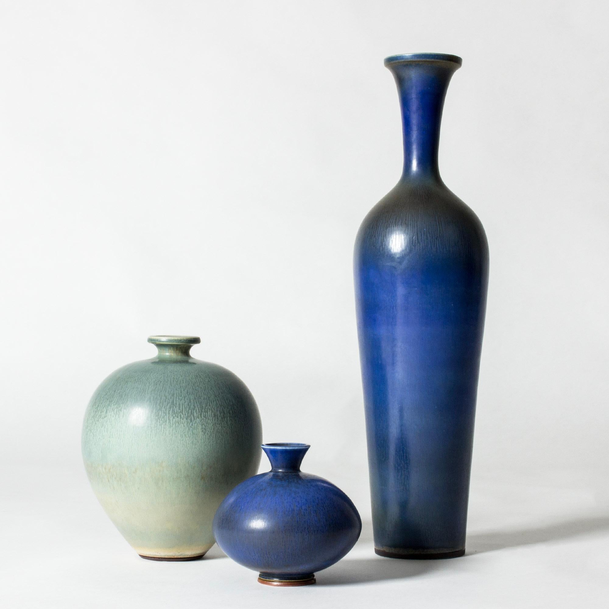 Grès Vase en grès du milieu du siècle dernier de Berndt Friberg, Gustavsberg, Suède, années 1950 en vente