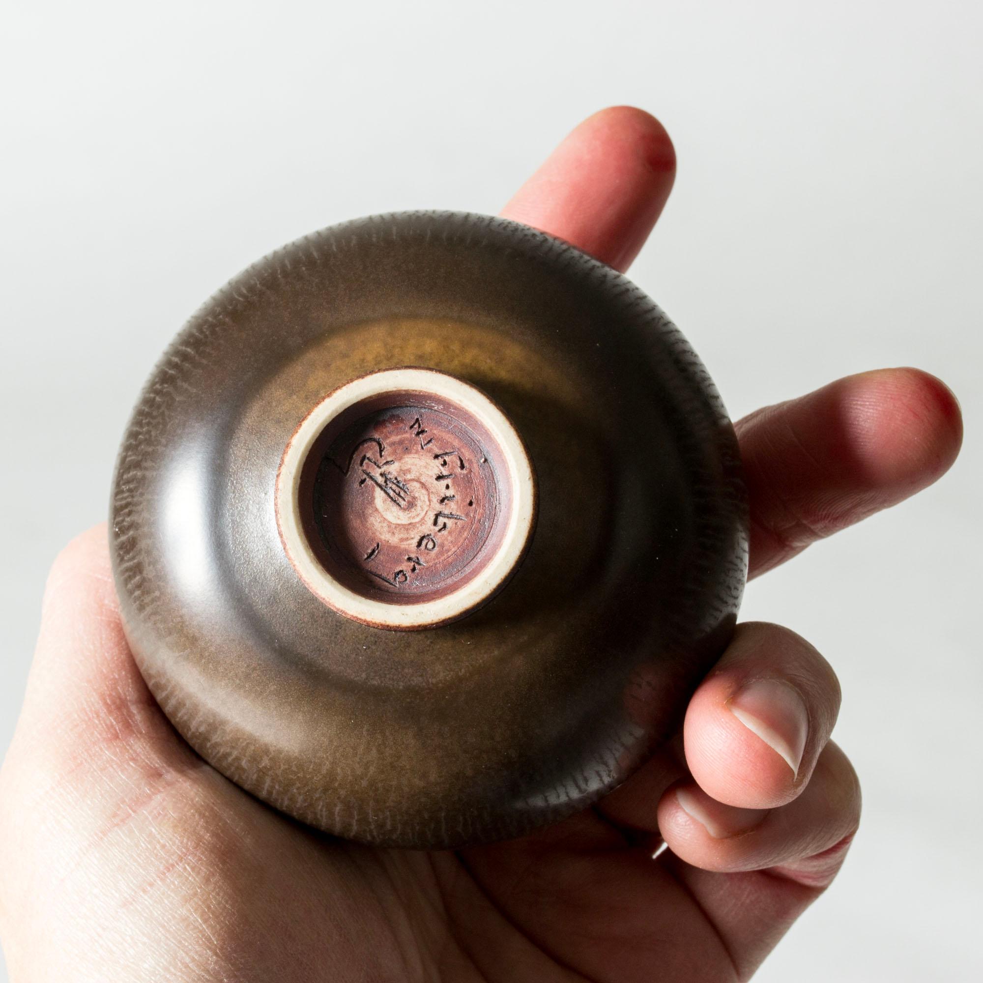 Grès porcellanato Vaso in gres della metà del secolo scorso di Berndt Friberg, Gustavsberg, Svezia, anni '1950 in vendita