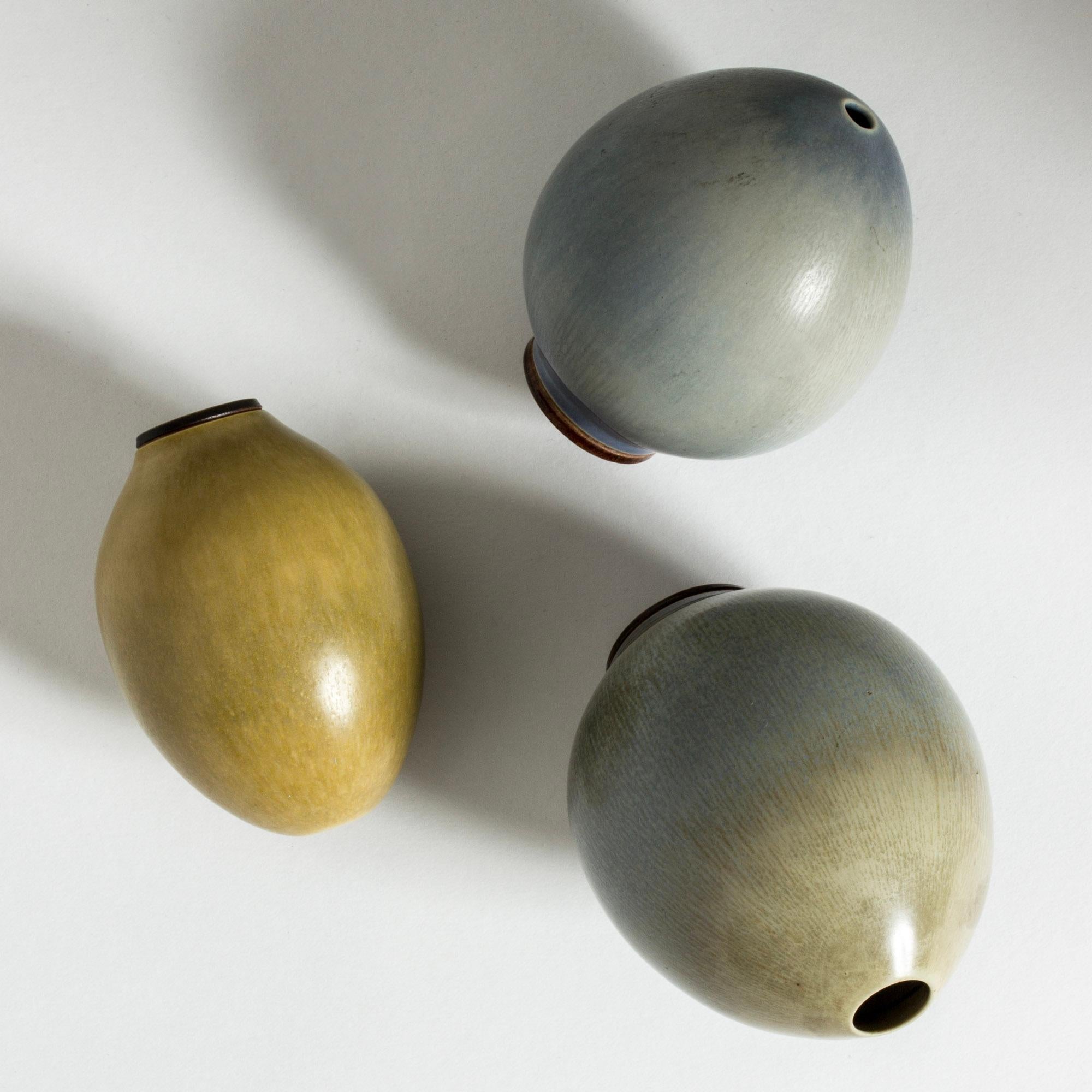 Mid-Century, Stoneware Vase by Berndt Friberg, Gustavsberg, Sweden, 1950s 1