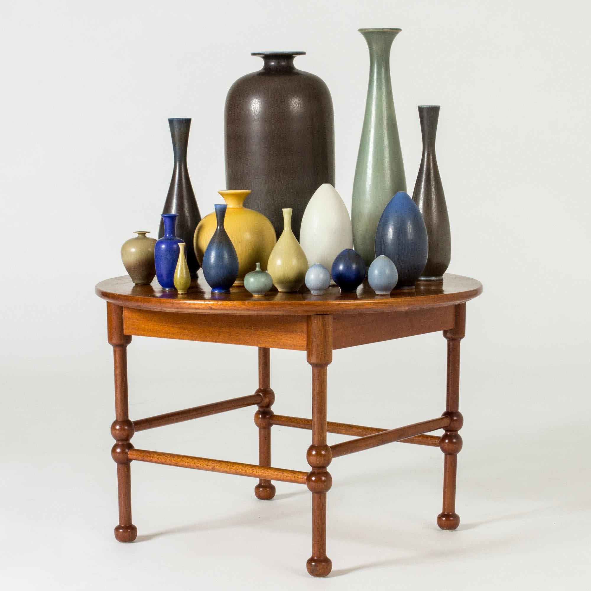 Midcentury Stoneware Vase by Berndt Friberg, Gustavsberg, Sweden, 1950s For Sale 2