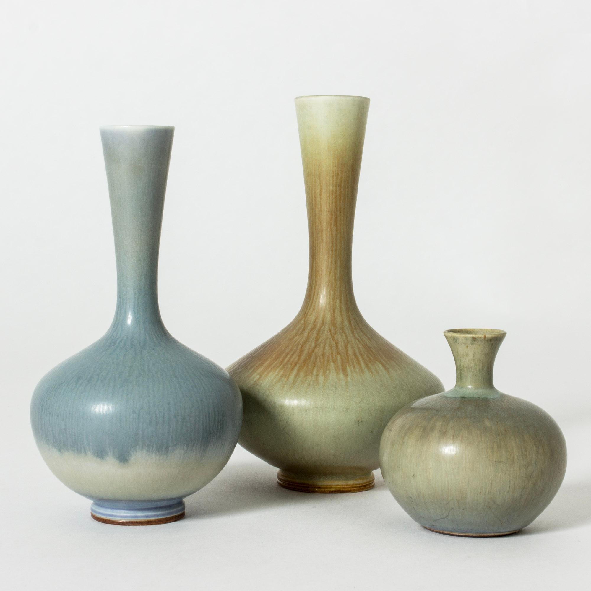 Midcentury Stoneware Vase by Berndt Friberg, Gustavsberg, Sweden, 1950s For Sale 2