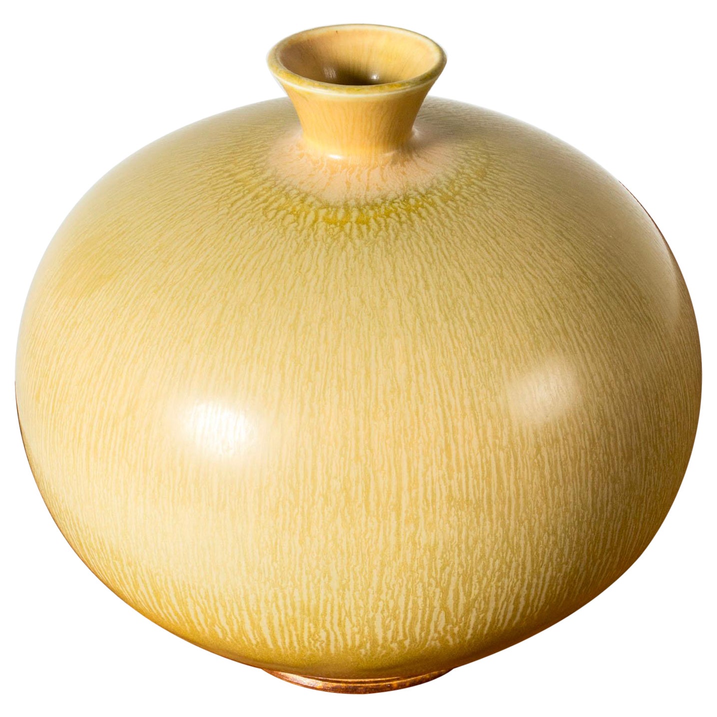 Midcentury Stoneware Vase by Berndt Friberg, Gustavsberg, Sweden, 1964