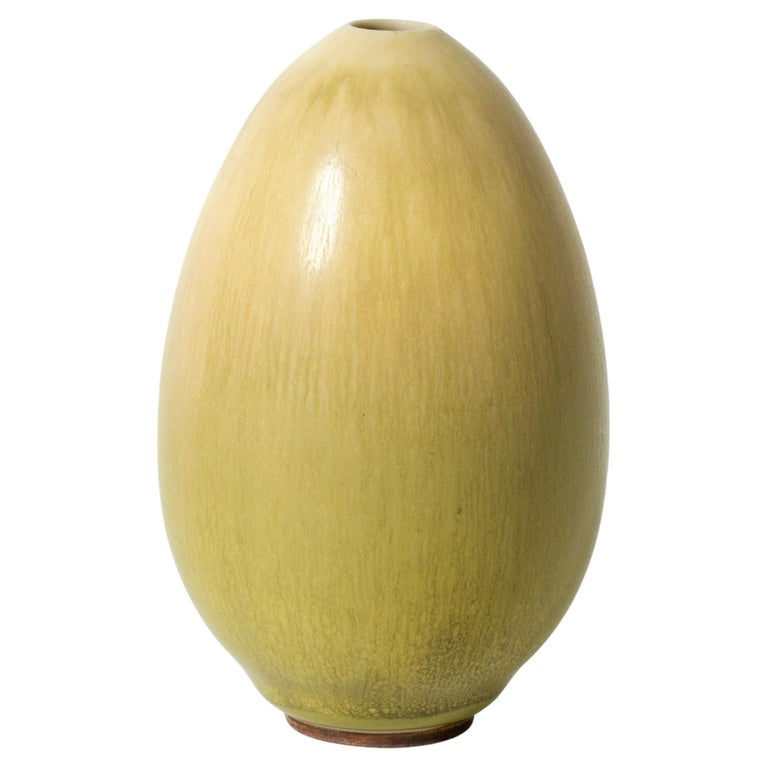 Midcentury Stoneware Vase by Berndt Friberg, Gustavsberg, Sweden, 1950s