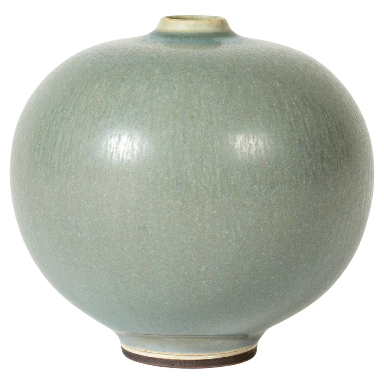 Midcentury Stoneware Vase by Berndt Friberg, Gustavsberg, Sweden, 1950s