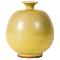 Midcentury Stoneware Vase by Berndt Friberg, Gustavsberg, Sweden, 1950s