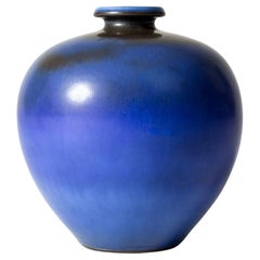 Midcentury Stoneware Vase by Berndt Friberg, Gustavsberg, Sweden, 1950s