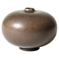 Midcentury Stoneware Vase by Berndt Friberg, Gustavsberg, Sweden, 1950s