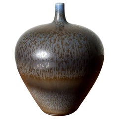 Midcentury Stoneware Vase by Berndt Friberg, Gustavsberg, Sweden, 1950s