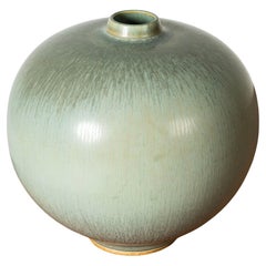 Midcentury Stoneware Vase by Berndt Friberg, Gustavsberg, Sweden, 1950s