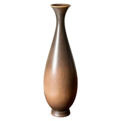 Midcentury Stoneware Vase by Berndt Friberg, Gustavsberg, Sweden, 1956