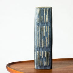 Jarrón de gres de mediados de siglo de Carl-Harry Stålhane, Rörstrand, Suecia, años 60