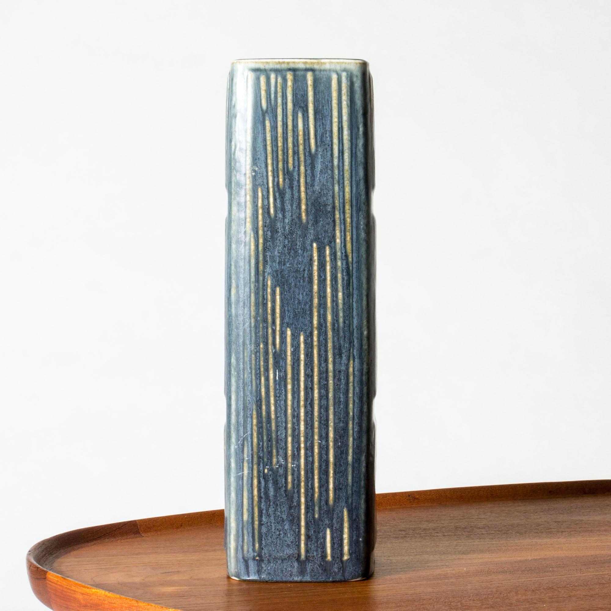 Svedese Vaso in gres di metà secolo di Carl-Harry Stålhane, Rörstrand, Svezia, anni '60 in vendita