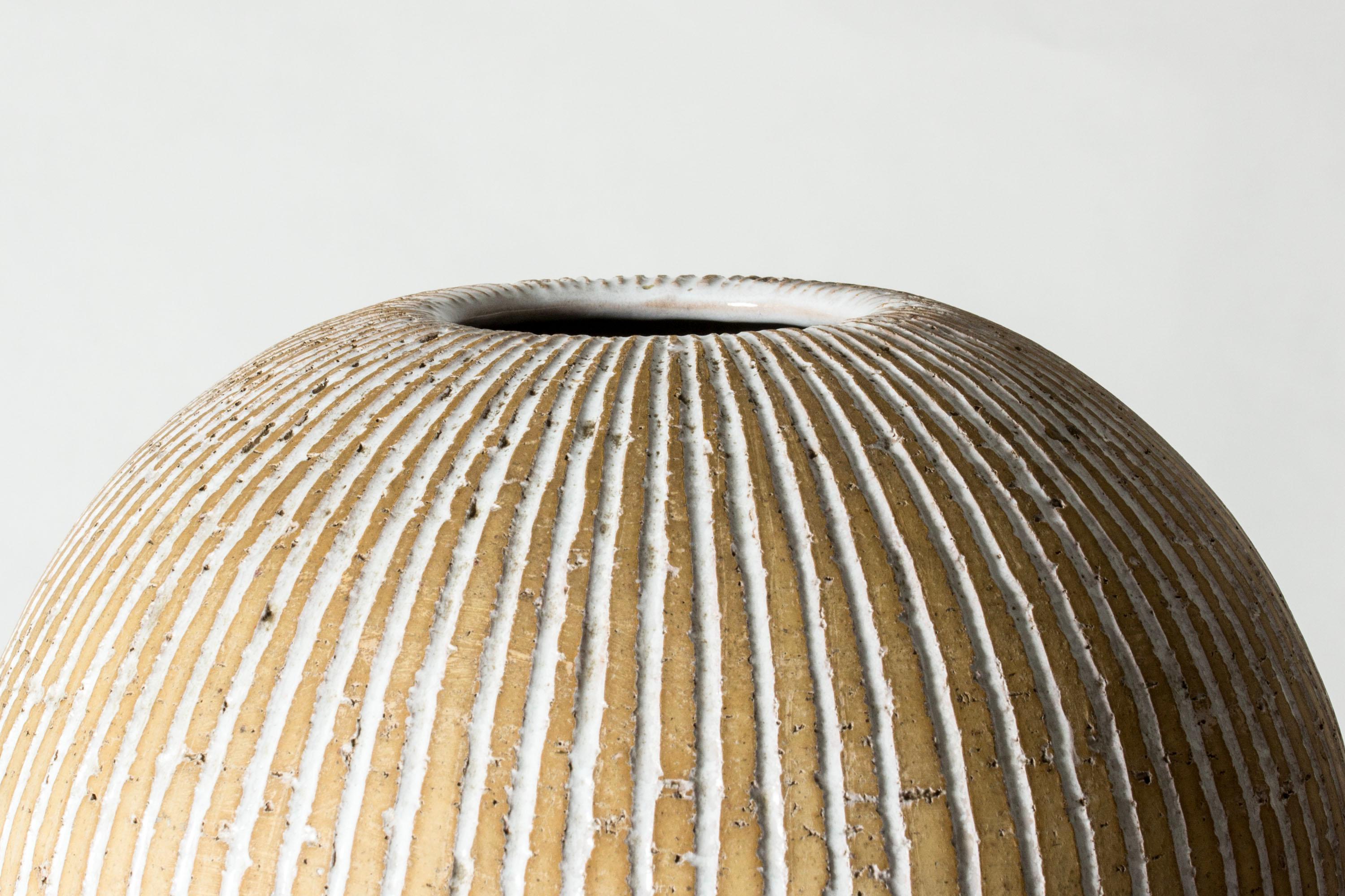 Scandinavo moderno Vaso in gres della metà del secolo scorso di Edgar Böckman, Svezia, anni '30 in vendita