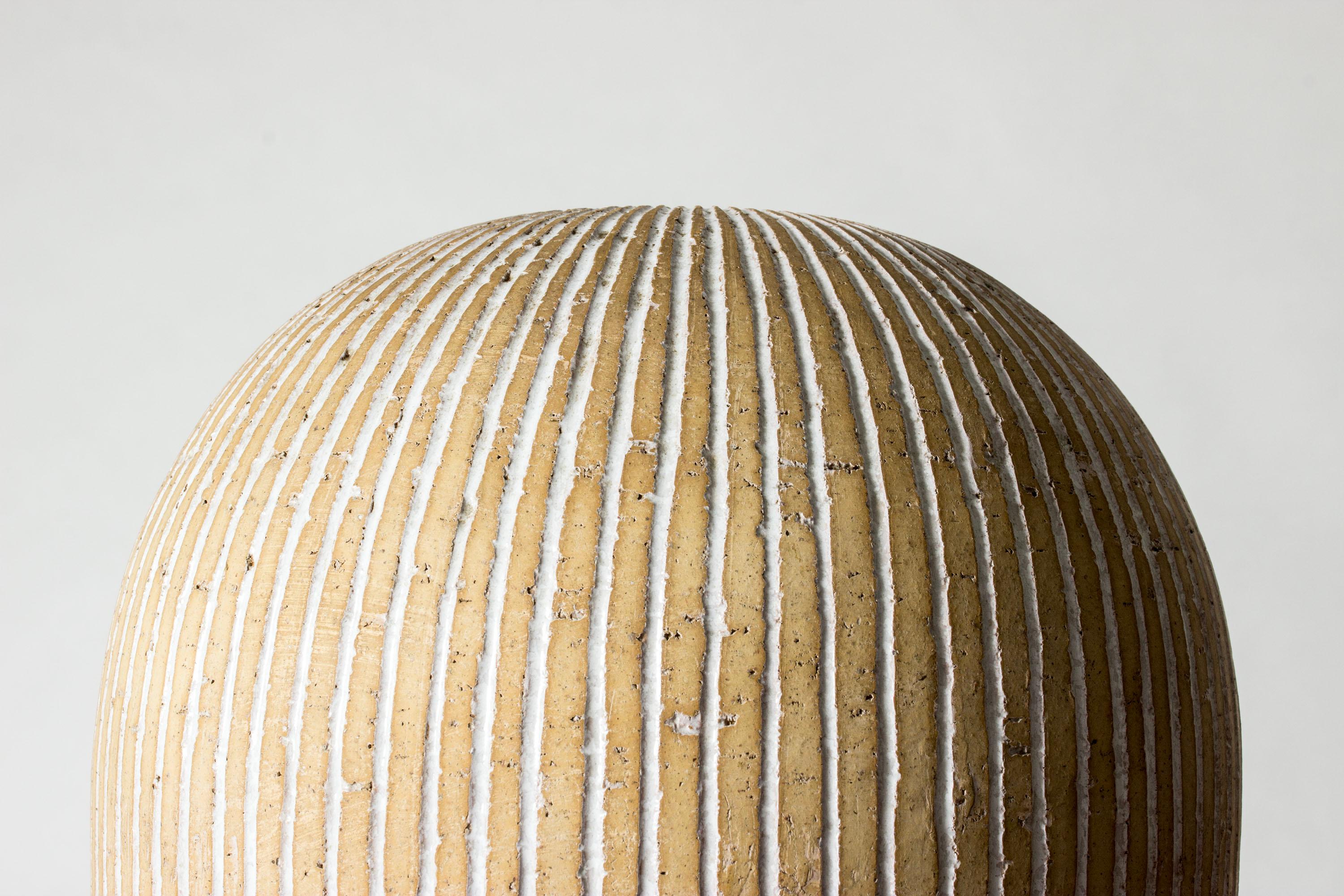 Svedese Vaso in gres della metà del secolo scorso di Edgar Böckman, Svezia, anni '30 in vendita