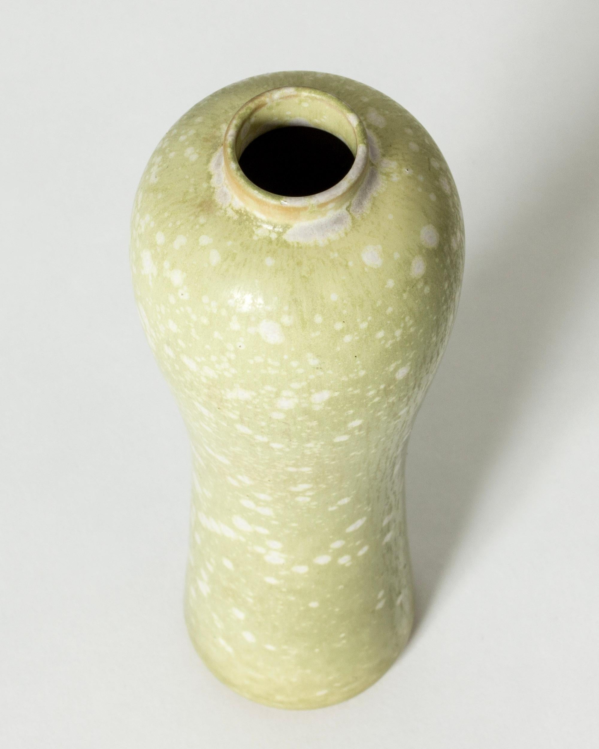 Scandinavian Modern Midcentury Stoneware Vase by Gunnar Nylund for Rörstrand, Sweden, 1940s