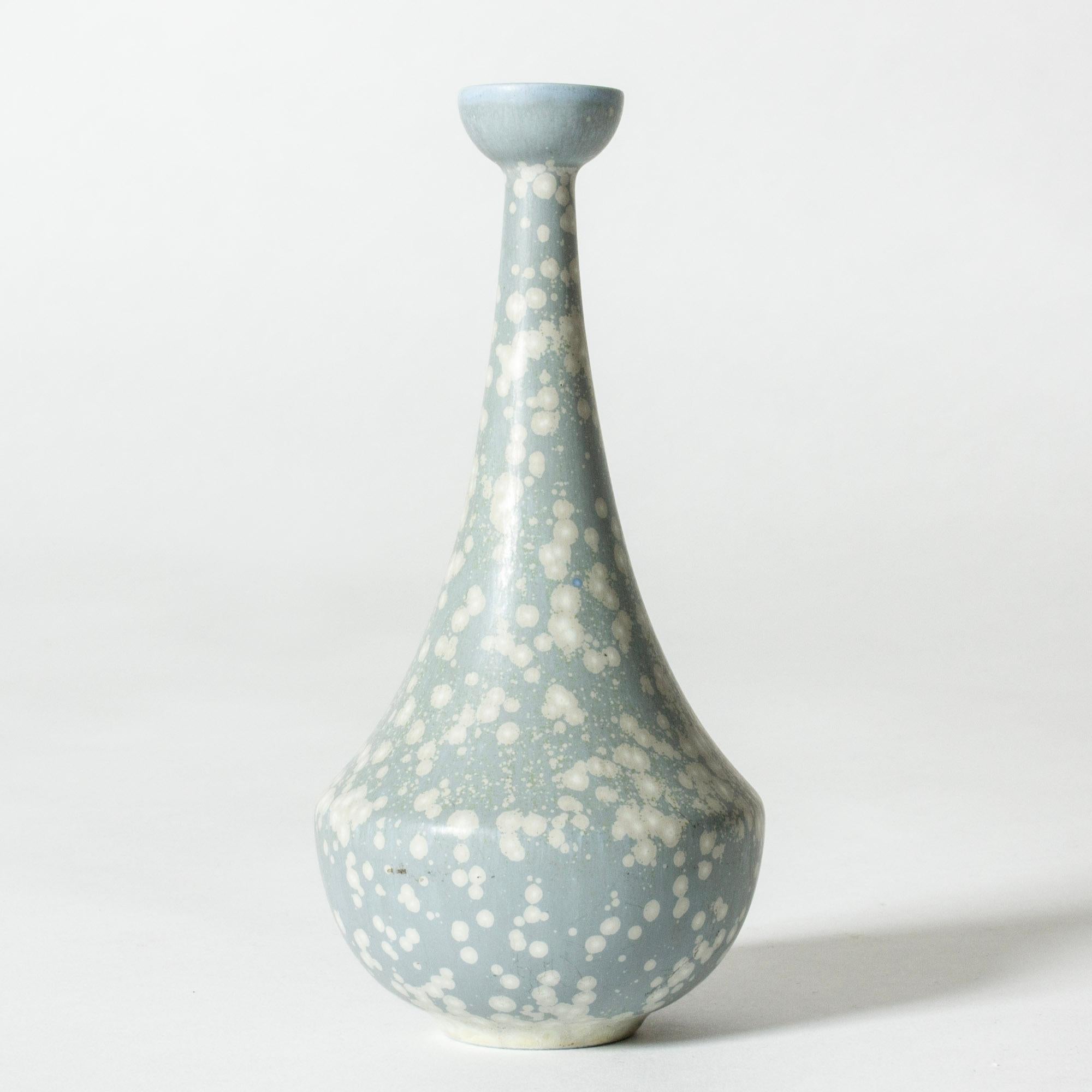 Scandinave moderne Vase en grès du milieu du siècle par Gunnar Nylund pour Rörstrand, Suède, années 1940 en vente