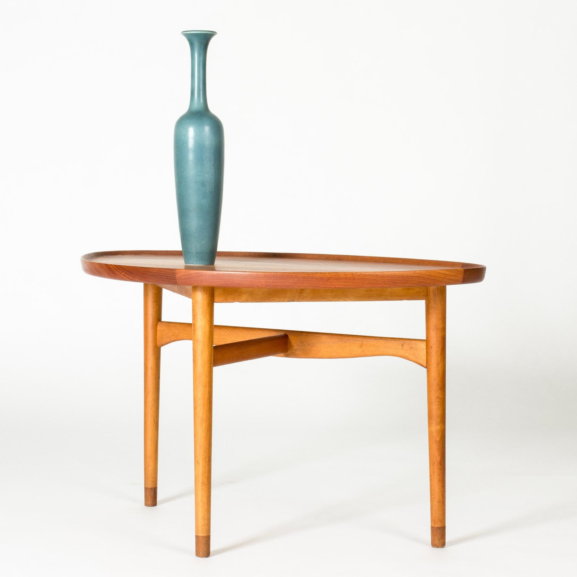 Scandinavo moderno Vaso in gres di metà secolo di Gunnar Nylund per Rörstrand, Svezia, anni '1940 in vendita