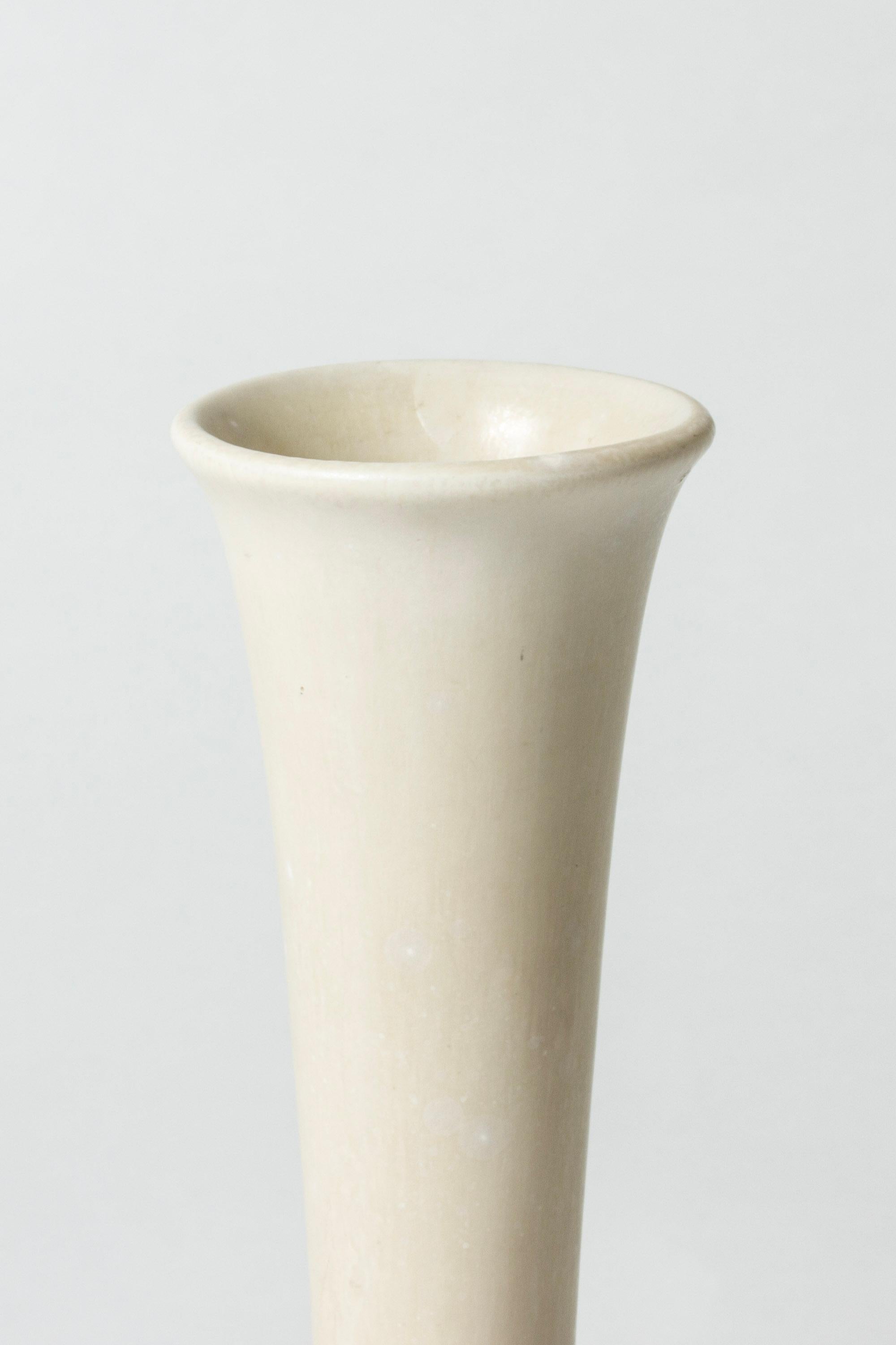Swedish Midcentury Stoneware Vase by Gunnar Nylund for Rörstrand, Sweden, 1940s