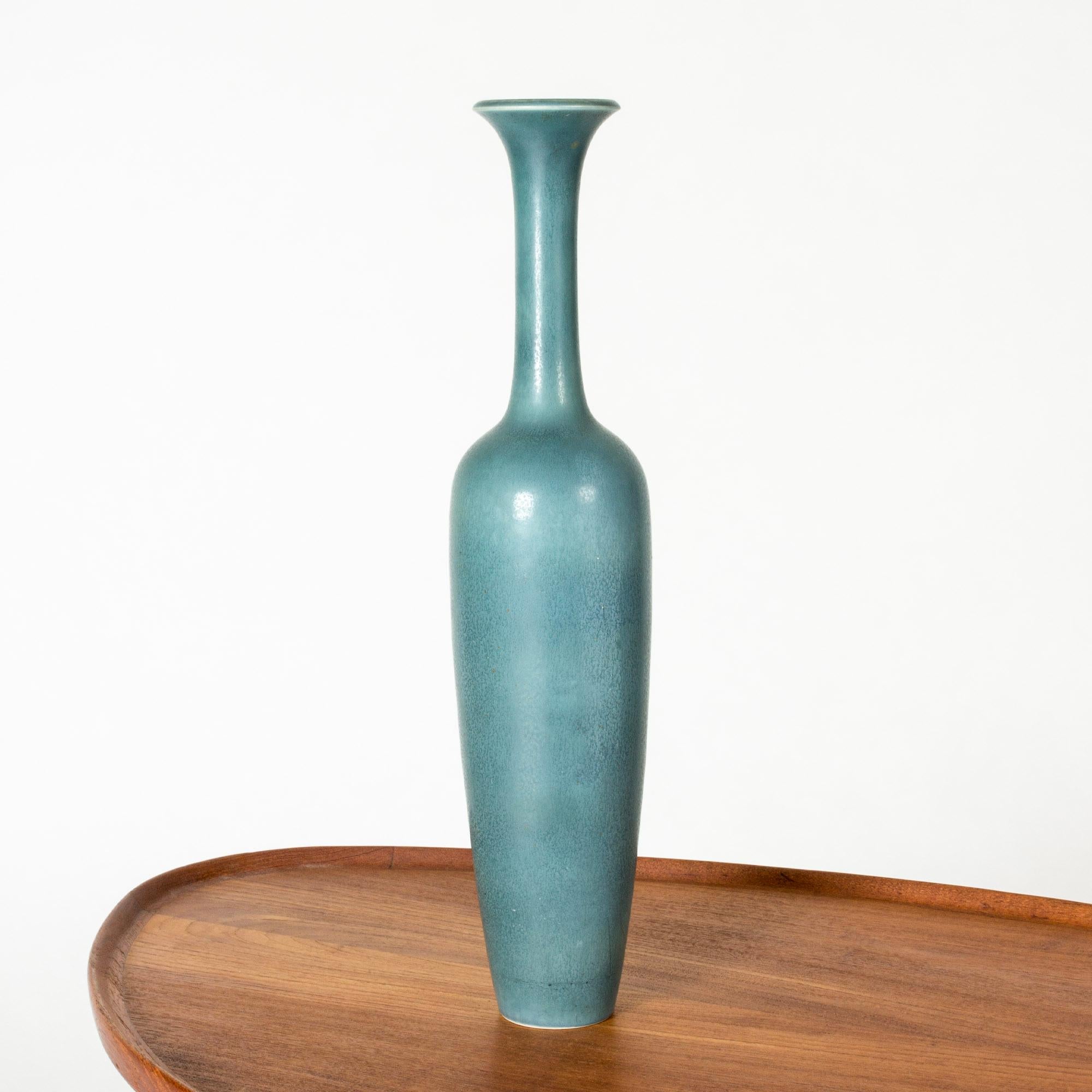 Svedese Vaso in gres di metà secolo di Gunnar Nylund per Rörstrand, Svezia, anni '1940 in vendita