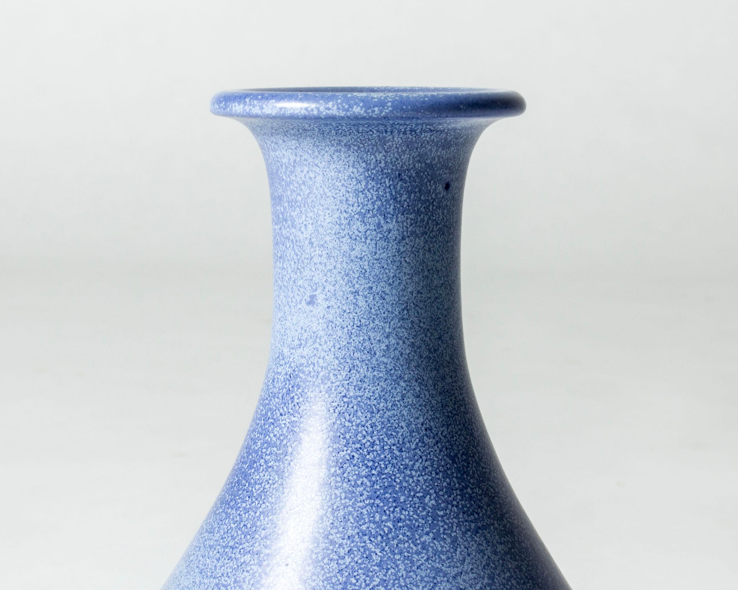 Swedish Midcentury Stoneware Vase by Gunnar Nylund for Rörstrand, Sweden, 1940s