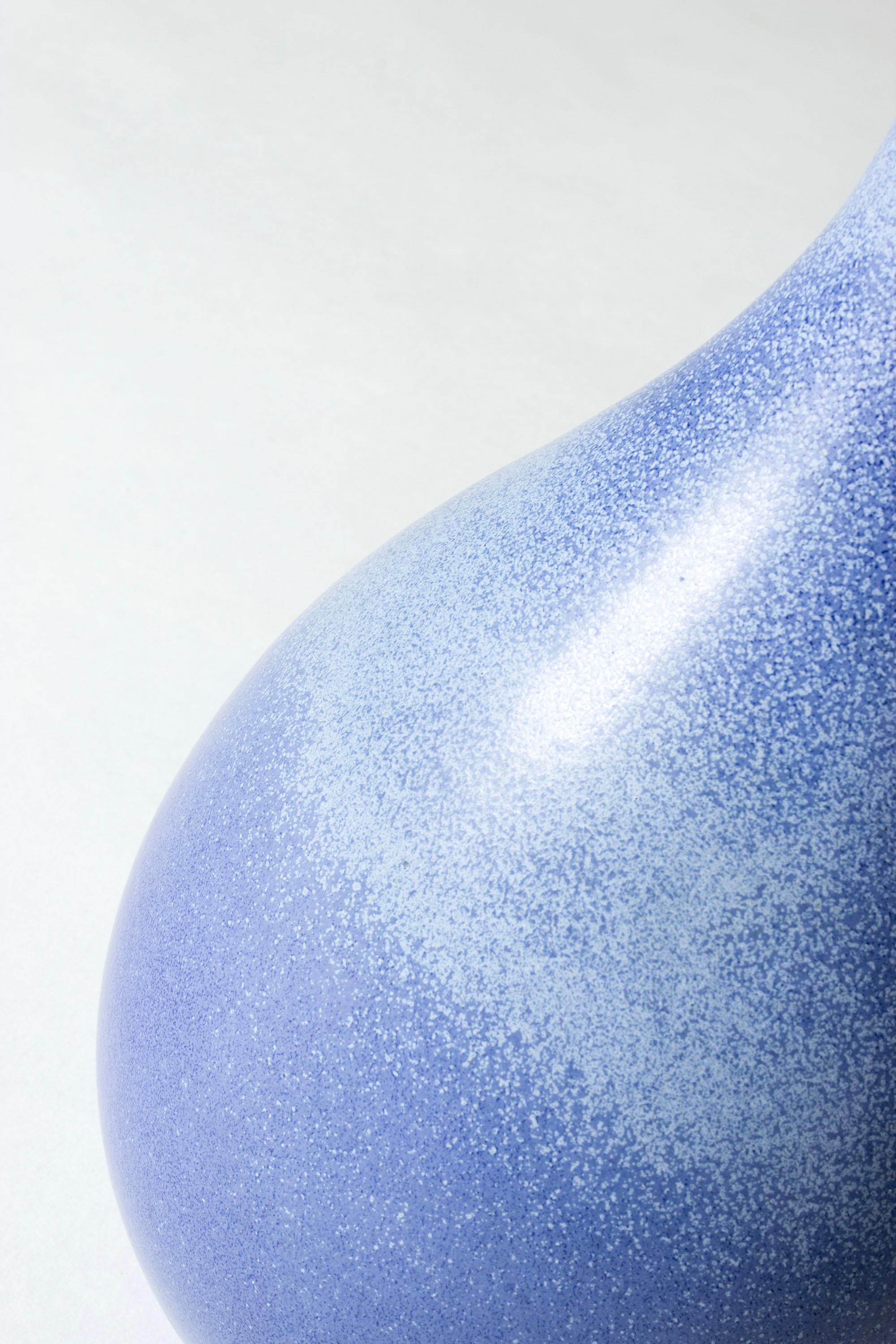 Midcentury Stoneware Vase by Gunnar Nylund for Rörstrand, Sweden, 1940s In Good Condition In Stockholm, SE